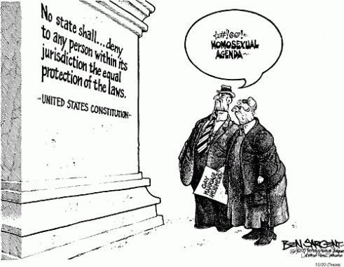 from http://lgbtlaughs.tumblr.com/post/10032829212/image-a-political-cartoon-showing-two-old