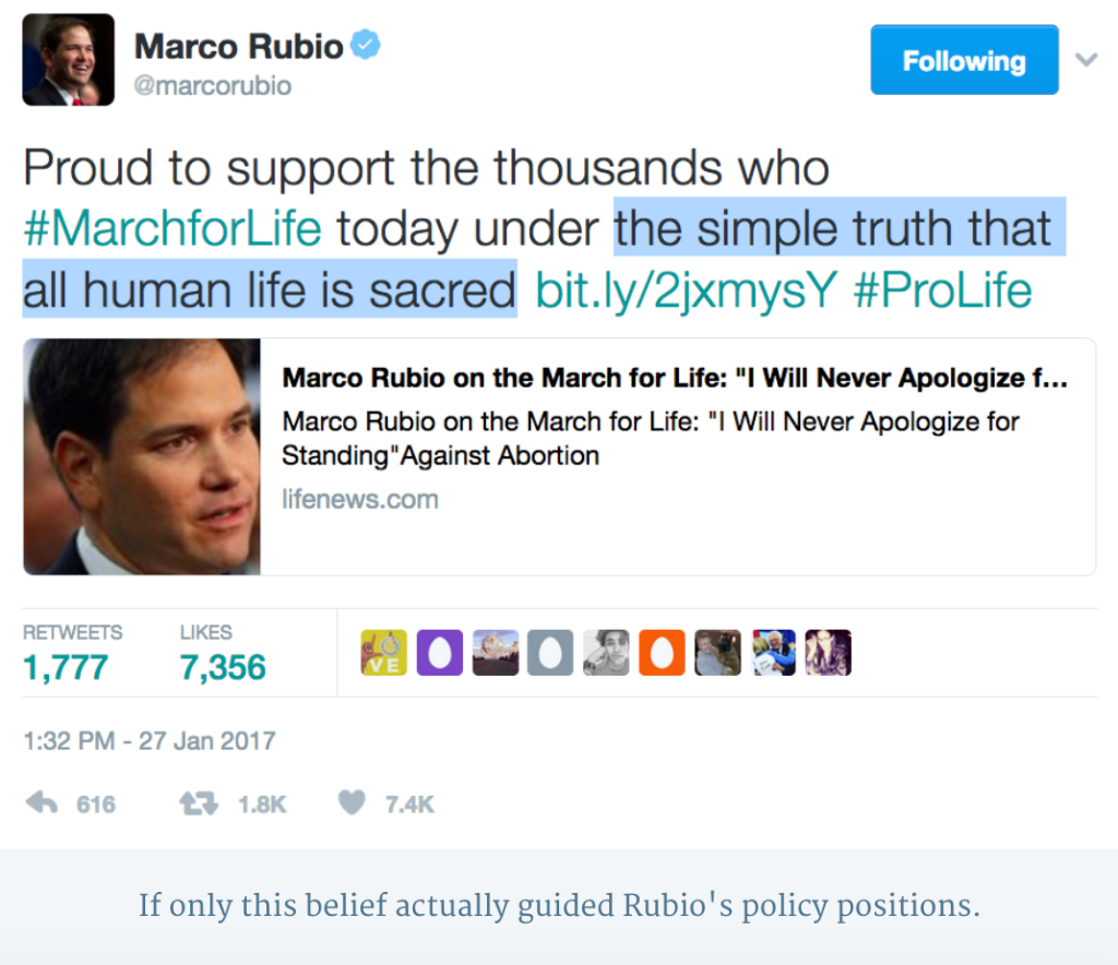“March for Life” and “Pro-Life” Are Misnomers